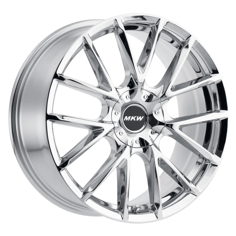 MKW Wheel M123 20x8.5  5x115 & 5x120 18mm Chrome