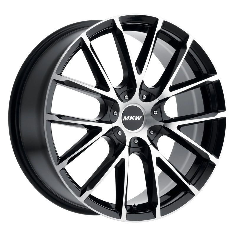 MKW Wheel M123 20x8.5  5x112 & 5x114.3 40mm Gloss Black