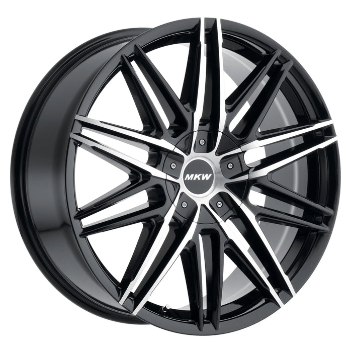 MKW Wheel M124 20x8.5  5x110 & 5x115 40mm Gloss Black