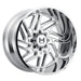 Hostile Wheel H116 Jigsaw 20x9 0mm 8x165.1 Chrome