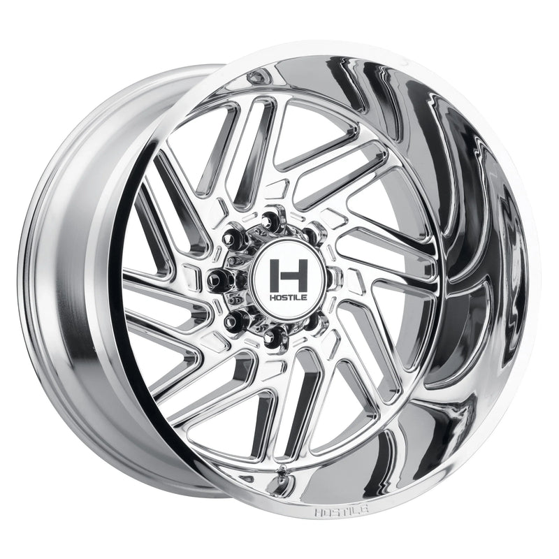 Hostile Wheel H116 Jigsaw 24x14 -76mm 8x165.1 Chrome