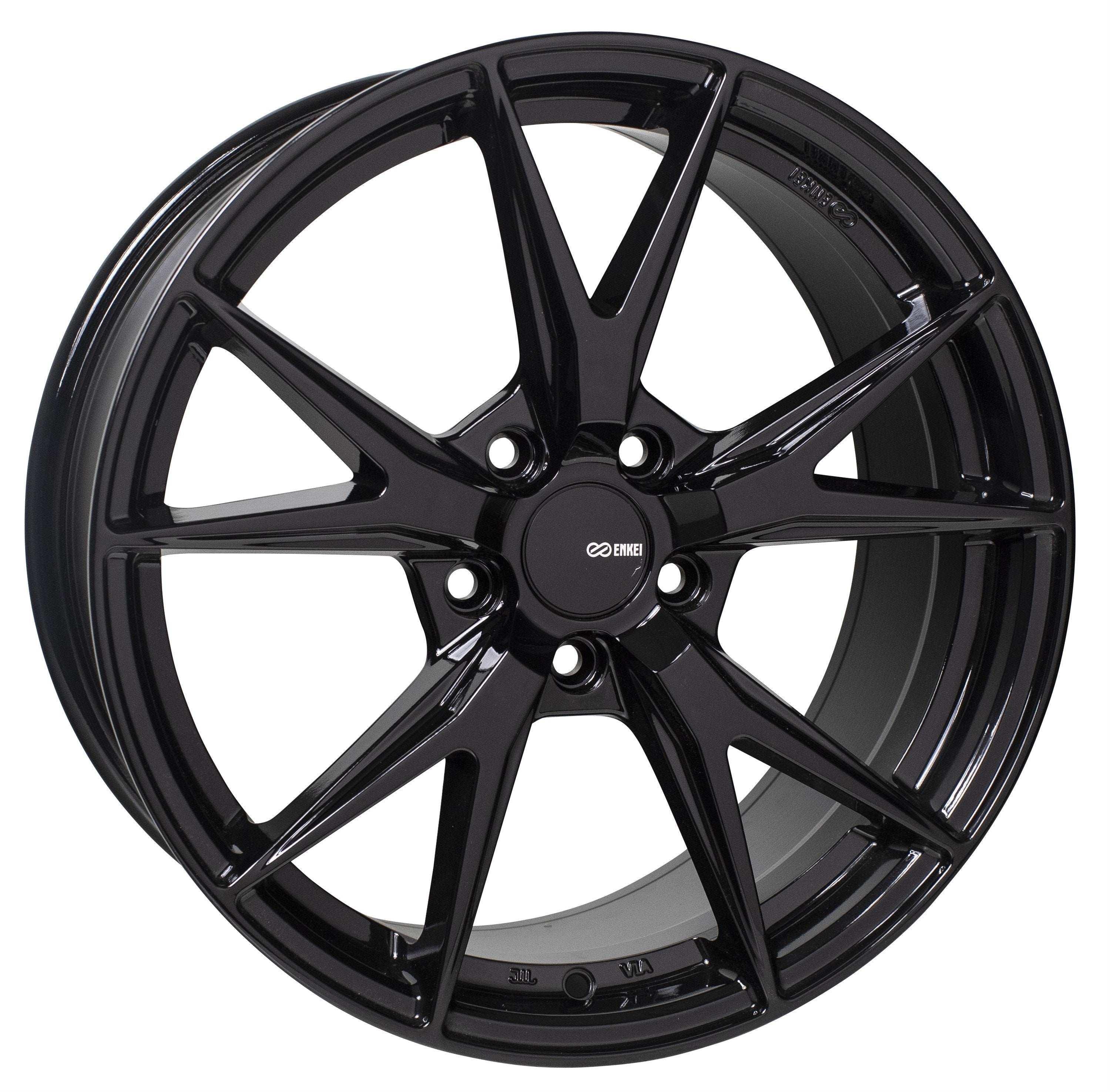 Enkei Wheel Phoenix 18x8 5x114.3 45mm Gloss Black — Lug Nut Guys