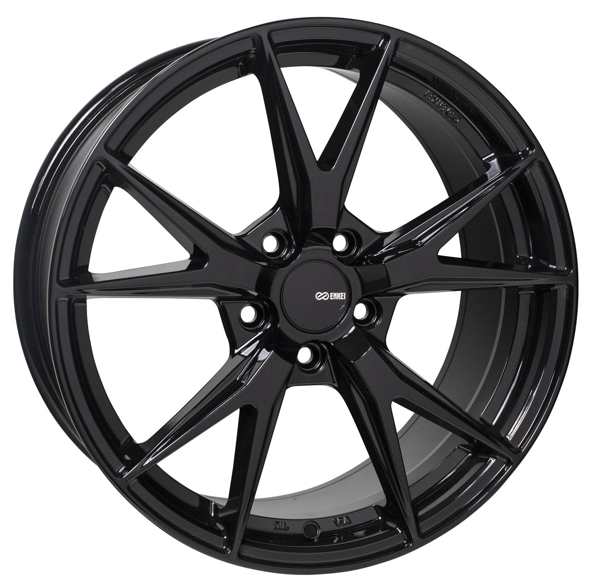 Enkei Wheel Phoenix 18x8 5x114.3 45mm Gloss Black — Lug Nut Guys