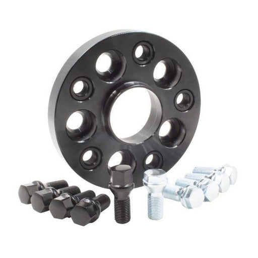 Wheel Adapters - Converts 5x100 to 5x112 - 20mm Hub Centric Bolt On with Black Bolts
