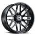 Hostile H120 Vulcan 20x12 Wheel 5X150 -44mm Blade Cut