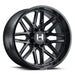 Hostile H120 Vulcan 20x12 Wheel 8x180 -44mm Asphalt