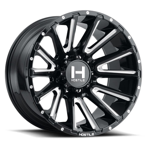 Hostile H123 Typhoon 20x12 Wheel 5X127 -44mm Blade Cut