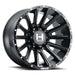 Hostile H123 Typhoon 20x12 Wheel 8x180 -44mm Asphalt