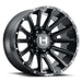 Hostile H123 Typhoon 22x10 Wheel 5x127 -25mm Asphalt