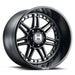 Hostile H124 Lunatic 20x10 Wheel 8x165.1 -19mm Asphalt