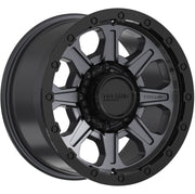 Tremor Wheel 103 Impact 17x8.5 5x150 +0mm Gray & Black Rim
