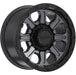 Tremor Wheel 103 Impact 17x8.5 5x5 +0mm Gray & Black Rim 5x127