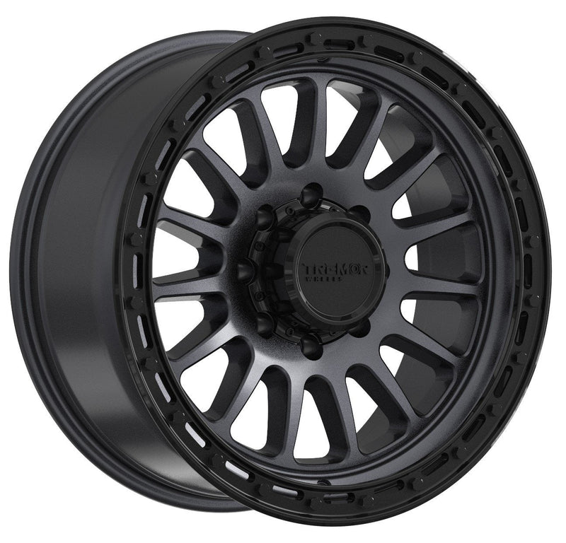 Tremor Wheel 104 Aftershock 20x9 5x150 +0mm Gray & Black Rim
