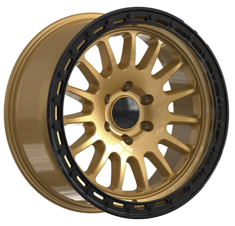 Tremor Wheel 104 Aftershock 20x9 8x180 +0mm Gold & Black Rim