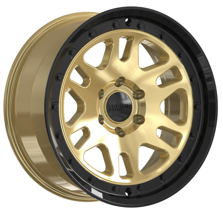 Tremor Wheel 105 Shaker 20x9 5x150 +0mm Gold & Black Rim