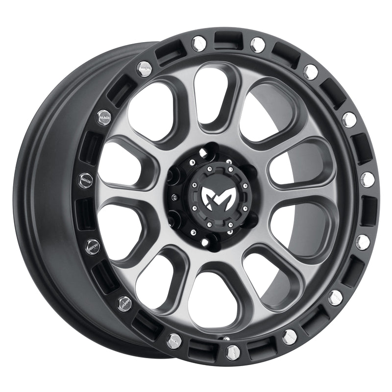 MKW Offroad M204 18x9 5x127 1mm Matte Gray Wheel
