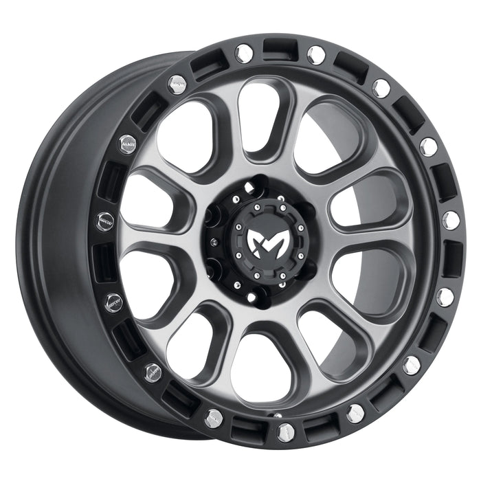 MKW Offroad M204 18x9 5x127 -12mm Matte Gray Wheel