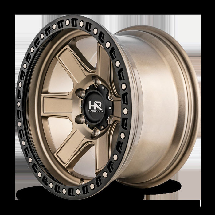 Hardrock Wheel H104 17x9 6x135 1mm Matte Bronze-Black B/L