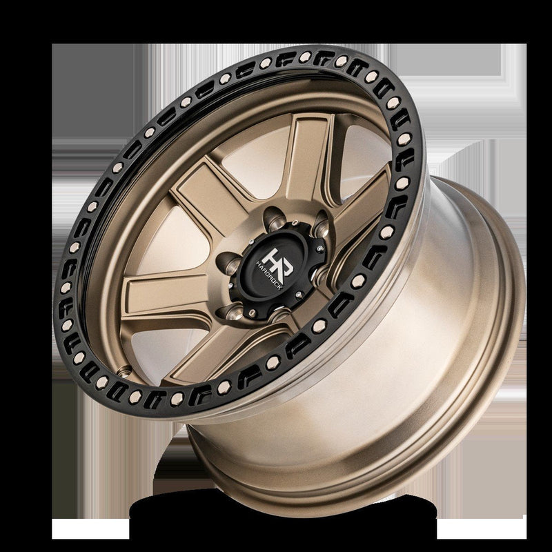 Hardrock Wheel H104 17x9 6x135 1mm Matte Bronze-Black B/L