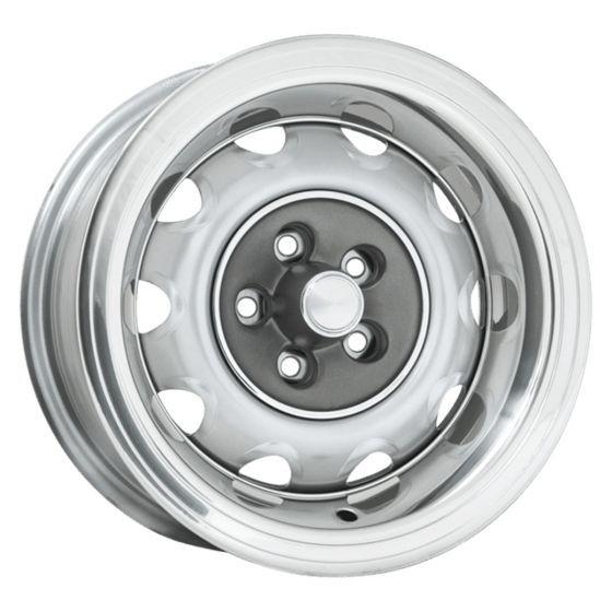 Cap - Vintage Ralley Wheel in Dark Gray for Plymouth and Dodge 5x4.5