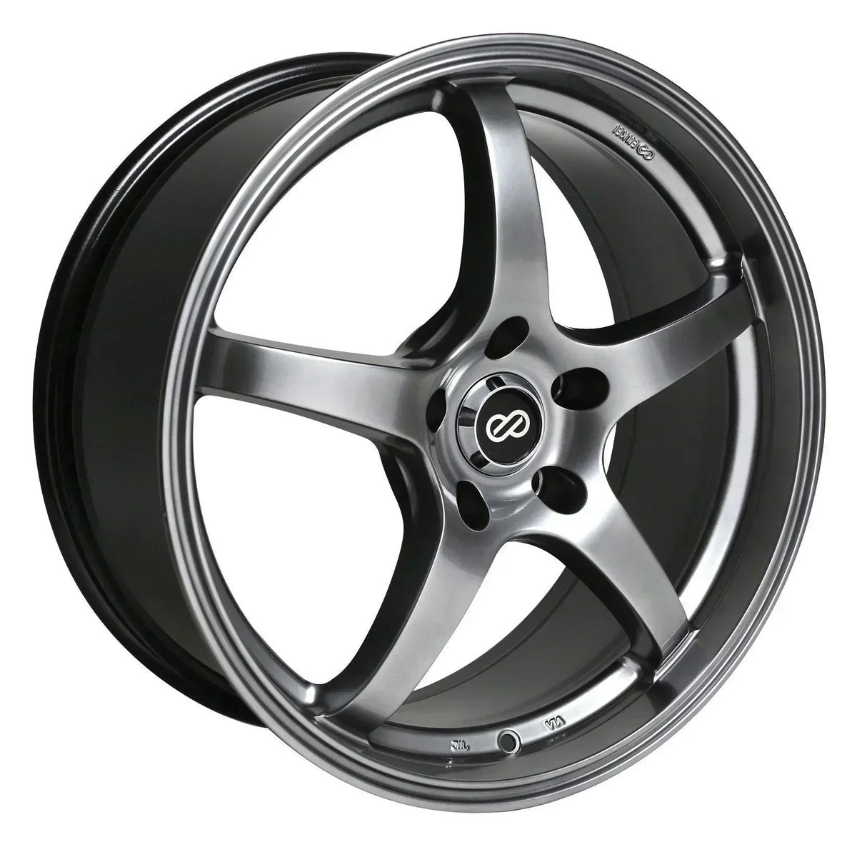 Enkei TY5 18x8.5 5x100 45mm Offset 72.6mm Bore Hyper Silver Wheel