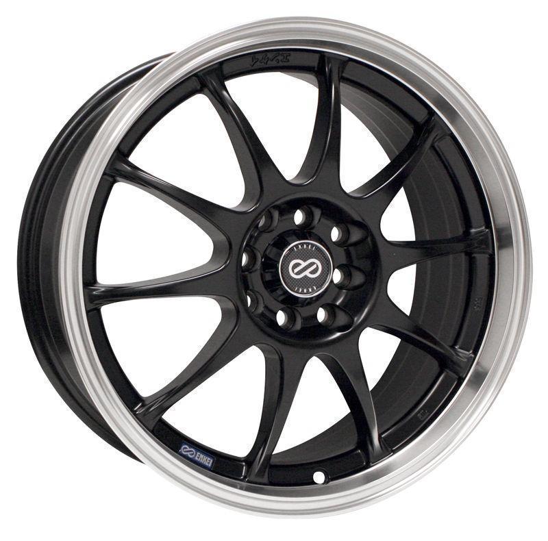Enkei J10 15x6.5 5x100/114.3 38mm Offset 72.62mm Bore Dia Silver w/ Machined Lip Wheel main image 0