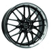 Enkei Wheel Lusso 20x8.5 5x114.3  40mm Black-Machined Lip