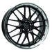 Enkei Wheel Lusso 18x9 5x114.3  40mm Black-Machined Lip