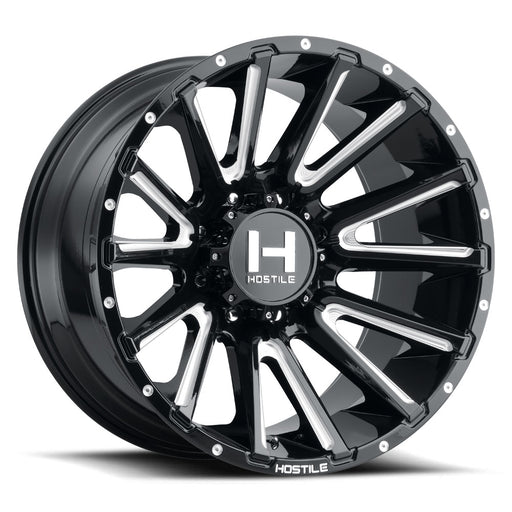 Hostile H123 Typhoon 20x12 Wheel 8x180 -44mm Blade Cut